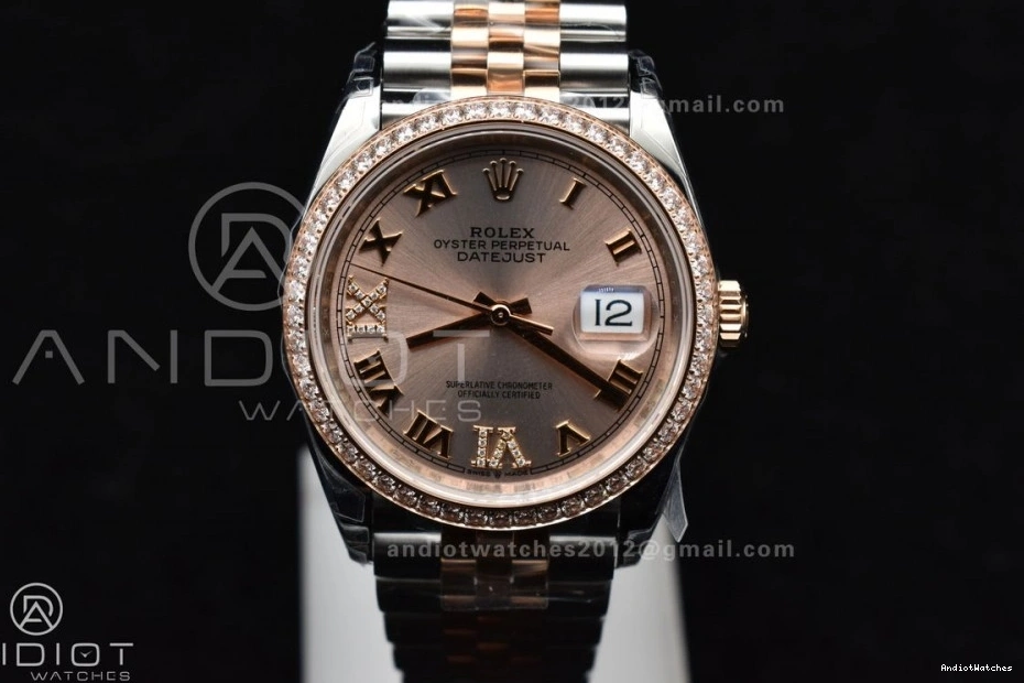 Best Roman 904L DateJust 572 on 36 Bracelet VS RG 126281rbr Edition VSF FreshLook SS Jubilee Dial 1:1 Steel 0226